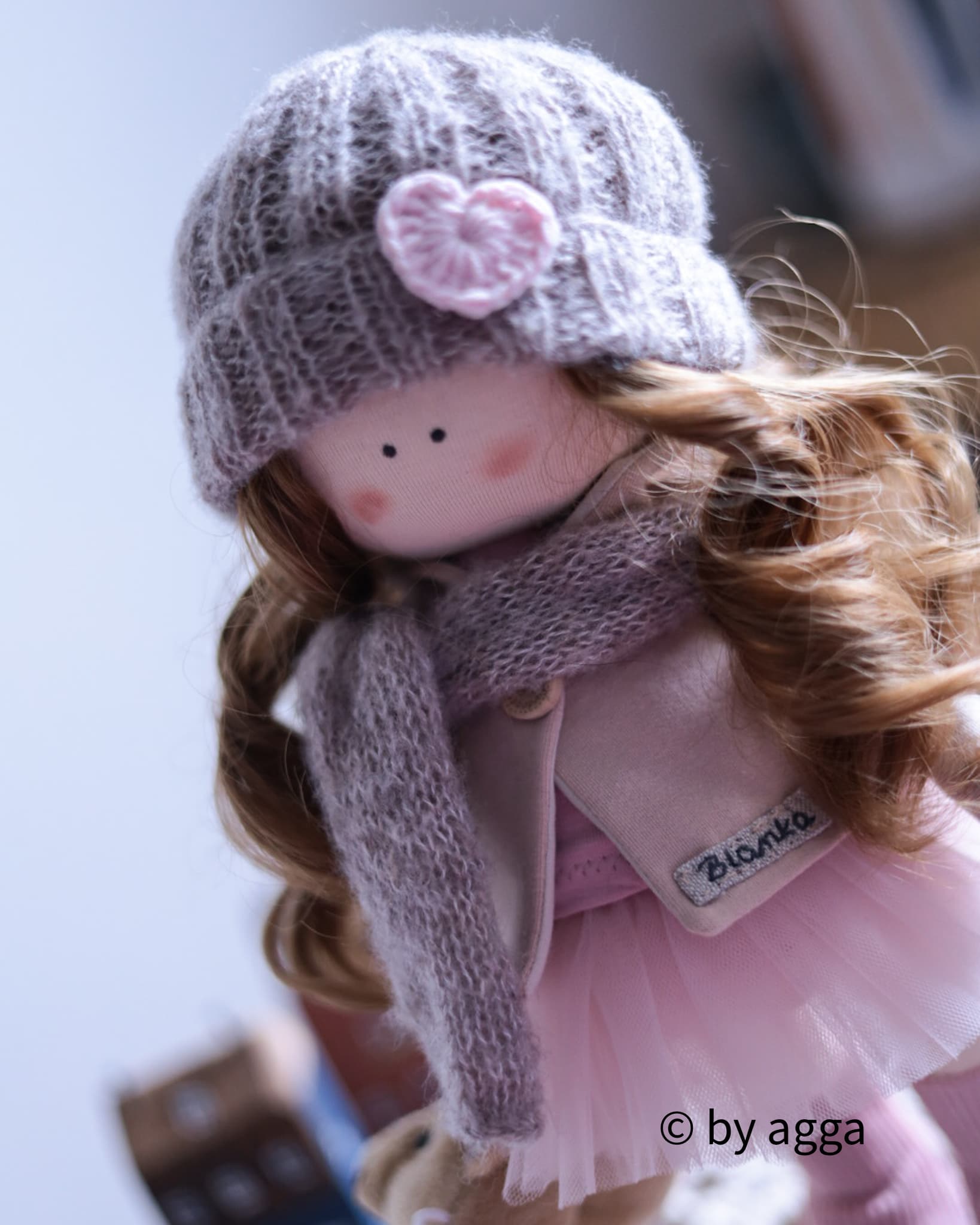 Blanka z misiem - Futurystyczna lalka kosmiczka