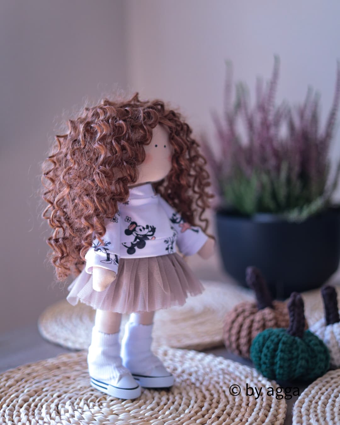 Lenka - Ręcznie szyta lalka byAgga